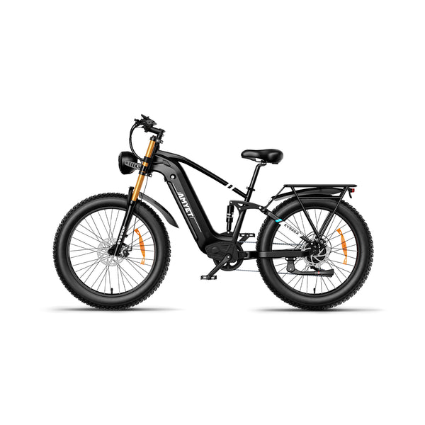 AMYET EV900X 1000W Dual Motor Electric Bike - Black