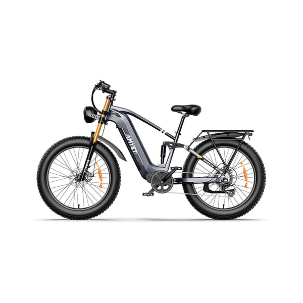 AMYET EV900X 1000W Dual Motor Electric Bike - Silver Gray