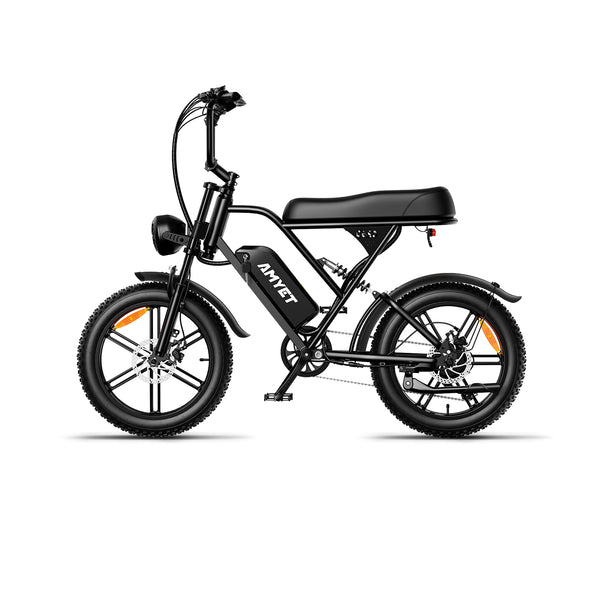 AMYET V9-G60 1000W 20Ah Electric Bike - Black